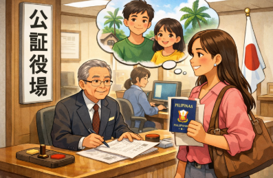 フィリピン人子供呼び寄せ、SPA特別委任状　杉並区 | 行政書士中村光男事務所
