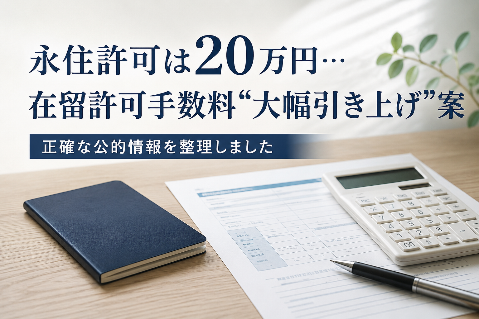 永住許可　手数料　杉並区 | 行政書士中村光男事務所
