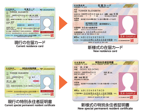 新しい在留カード　杉並区 | 行政書士中村光男事務所