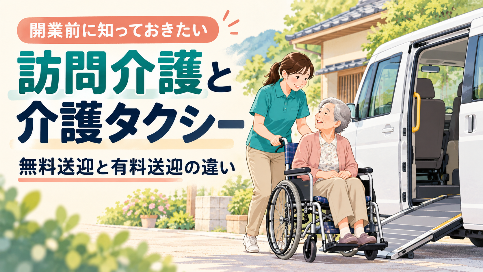 訪問介護と介護タクシー　杉並区 | 行政書士中村光男事務所